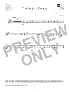 The Knights' Pavane von Althea Talbot-Howard (Download) 