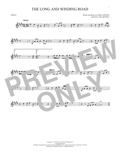 The Long And Winding Road von The Beatles (Download) 