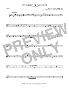 The Music Of Goodbye von John Barry (Download) 