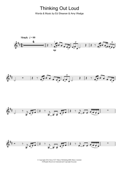 Thinking Out Loud von Ed Sheeran (Download) 