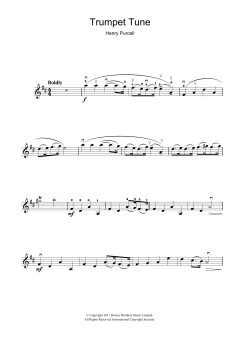Trumpet Tune von Henry Purcell (Download) 