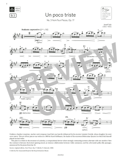 Un poco triste von Josef Suk (Download) 