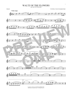 Waltz Of The Flowers von Pyotr Il'yich Tchaikovsky (Download) 