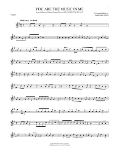 You Are The Music In Me von Jamie Houston (Download) 
