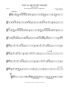 You'll Be In My Heart von Phil Collins (Download) 
