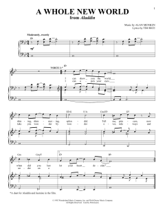 A Whole New World von Tim Rice (Download) 