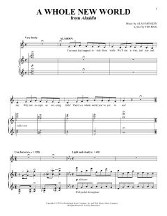 A Whole New World von Tim Rice (Download) 