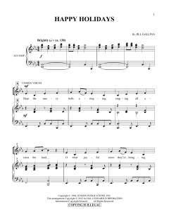 Happy Holidays von Jill Gallina (Download) 