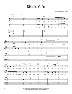 Simple Gifts von Donald Sosin (Download) 