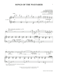 Songs Of The Wayfarer von Joseph M. Martin (Download) 