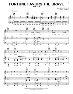 Fortune Favors The Brave von Tim Rice (Download) 