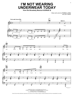 I'm Not Wearing Underwear Today von Jeff Marx (Download) 