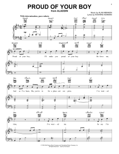 Proud Of Your Boy von Alan Menken (Download) 