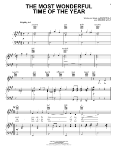 The Most Wonderful Time Of The Year von George Wyle (Download) 