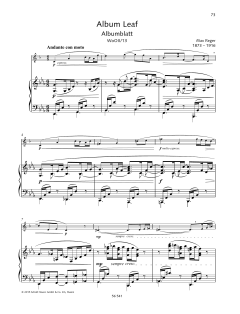 Album Leaf von Max Reger (Download) 