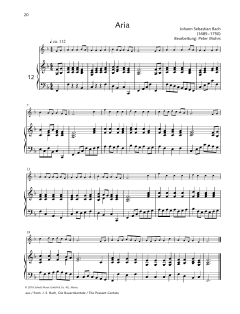 Aria von Johann Sebastian Bach (Download) 