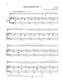 Gymnopédie No. 1 von Erik Satie (Download) 