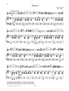 Polacca von Niccolò Paganini (Download) 