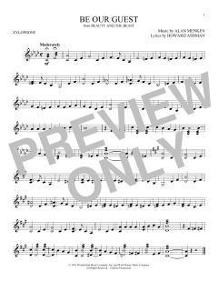 Be Our Guest von Alan Menken (Download) 