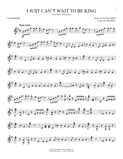 I Just Can't Wait To Be King von Elton John (Download) 