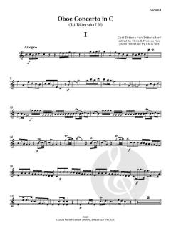 Oboe Concerto in C (Rtt 31) von Carl Ditters von Dittersdorf (Download) 