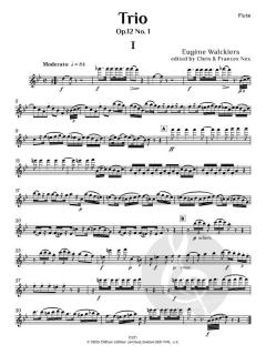 Trio op. 12 No. 1 in B flat von Eugène Walckiers (Download) 