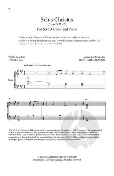 Solus Christus (from Solas) von Heather Sorenson (Download) 