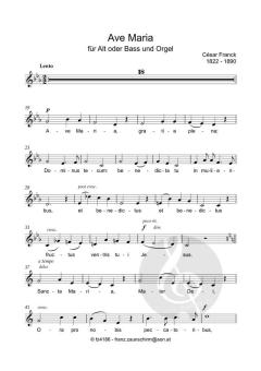 Ave Maria  von César Franck (Download) 