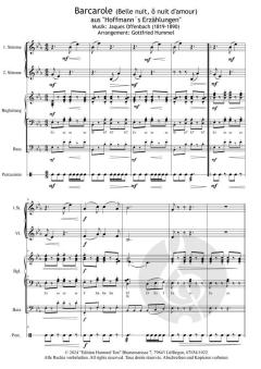 Streetlife live! Barcarole (Belle nuit, ô nuit d'amour) aus "Hoffmann´s Erzählungen" von Jacques Offenbach 