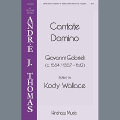 Cantate Domino von Giovanni Gabrieli (Download) 