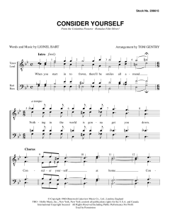 Consider Yourself von Lionel Bart (Download) 