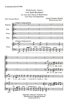Hallelujah Amen von Georg Friedrich Händel (Download) 