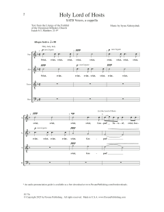 Holy Lord of Hosts von Iryna Aleksiychuk (Download) 