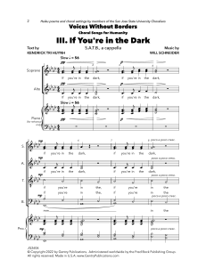 If You're in the Dark von Will Schneider (Download) 