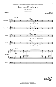Laudate Dominum von Philip Lawson (Download) 