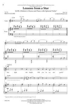 Lessons From A Star von Christopher Fox (Download) 