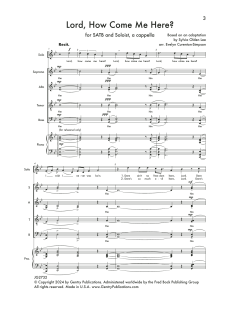 Lord, How Come Me Here? von Sylvia Olden Lee (Download) 