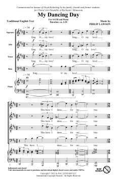 My Dancing Day von Philip Lawson (Download) 