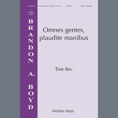Omnes Gentes, Plaudite Manibus von Tine Bec 