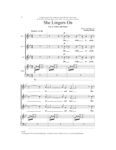 She Lingers On von Zanaida Stewart Robles (Download) 