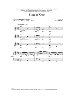 Sing as One von Jude Roldan (Download) 