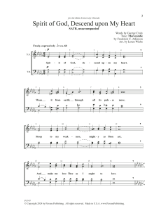 Spirit of God, Descend upon My Heart von Frederick C. Atkinson (Download) 