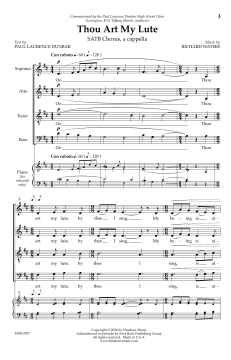 Thou Art My Lute von Richard Waters (Download) 