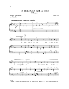 To Thine Own Self Be True von Brian Tate (Download) 