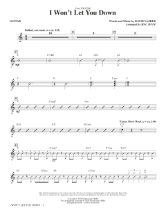I Won't Let You Down von David Yazbek (Download) 