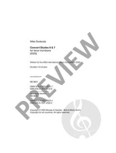 Concert Etudes 6 & 7  von Mike Svoboda 