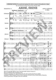Arise, shine  von Anna Lapwood 