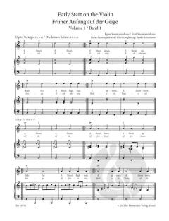 Früher Anfang auf der Geige 1 von Kurt Sassmannshaus (Download) 