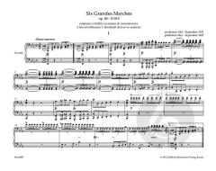 6 Grandes Marches op. 40 D 819 von Franz Schubert 