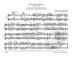 6 Grandes Marches op. 40 D 819 von Franz Schubert 